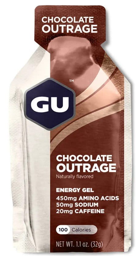 GU Energy Gel 32 g Chocolate Outrage Energia gélek