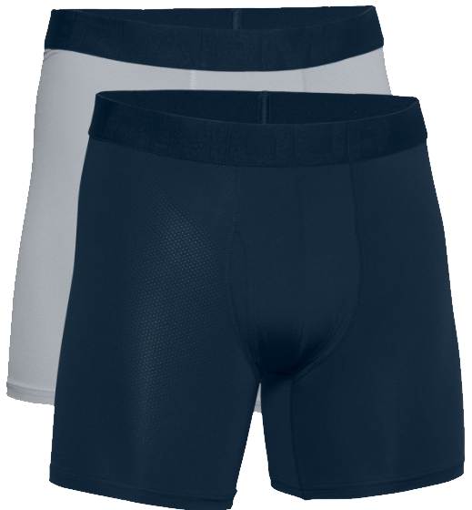 Under Armour Tech Mesh 6in 2 Pack Boxeralsók