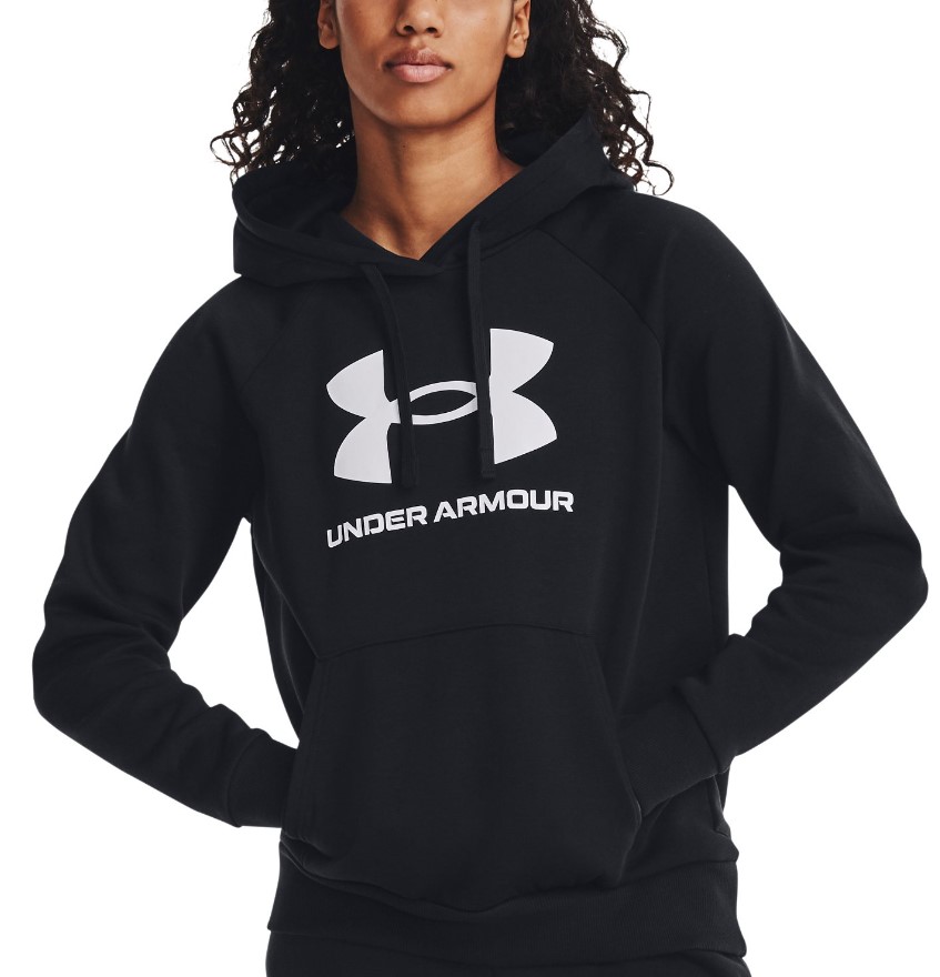 UA Rival Fleece Big Logo Hdy-BLK