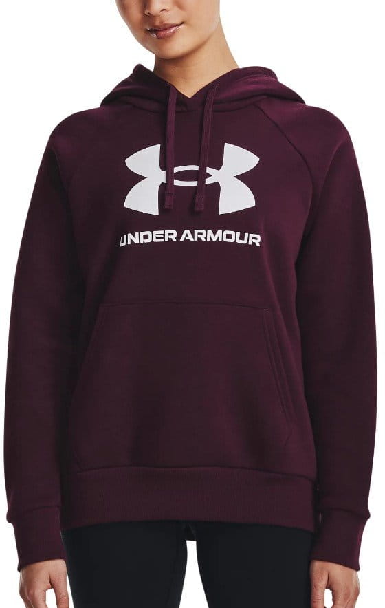 Under Armour UA Rival Fleece Big Logo Hdy-MRN Kapucnis melegítő felsők