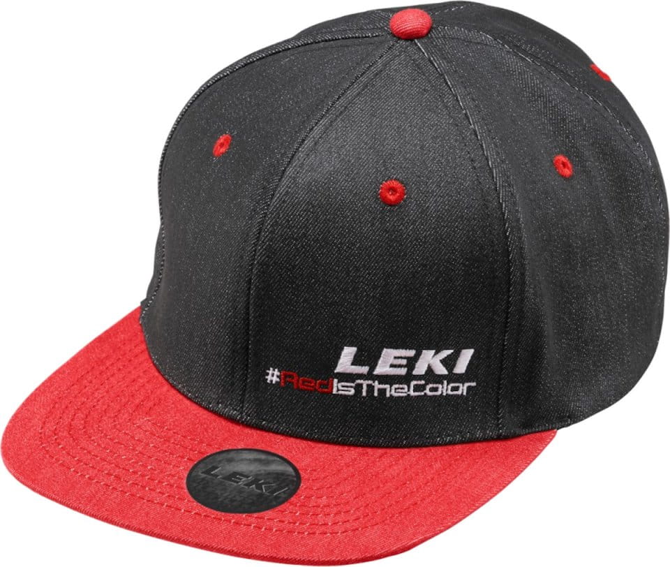 Leki Caps Snapback Cap #Red Baseball sapka