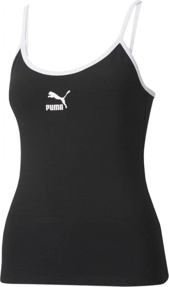 Puma Classics Logo Tanktop Damen Schwarz F01 Atléta trikó