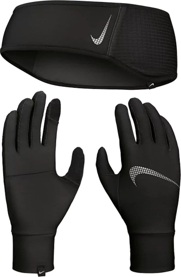 Nike Womens Essential Running Headband and Glove Set Szett