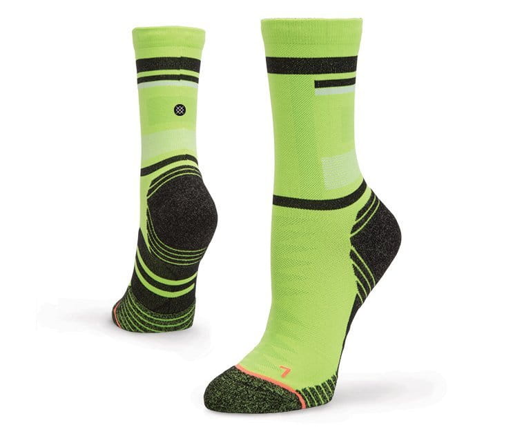 STANCE SPACED OUT NEON GREEN S Zoknik