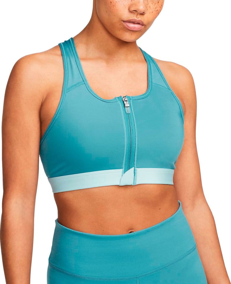 Nike Swoosh Women’s Medium-Support Padded Zip-Front Sports Bra Melltartó