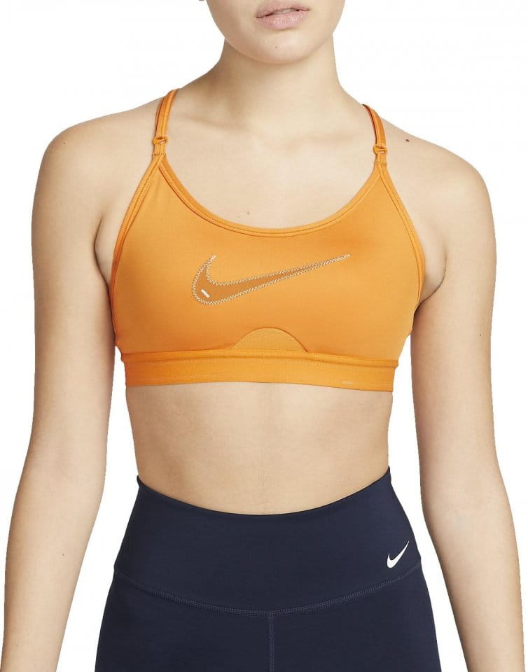 Nike Indy lightSup Padded Sport-BH Women Orange Melltartó