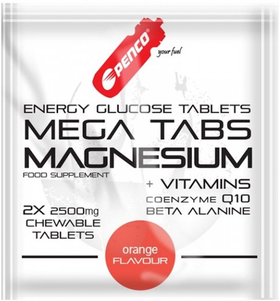 Magnézium tabletta PENCO MEGA TABS MAGNESIUM 2 db szívótabletta