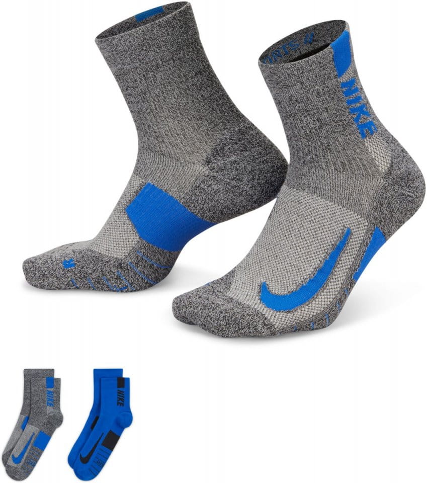 Nike Multiplier Running Ankle Socks (2 Pair) Zoknik